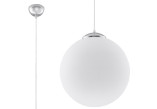 Lampa závěsná Sollux Ligthing Ugo 20, 20cm, E27 1x60W, bílý