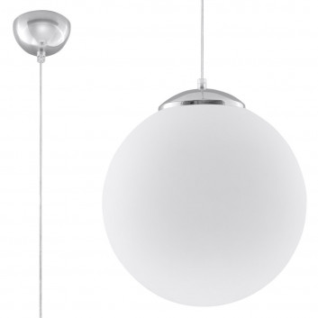Lampa závěsná Sollux Ligthing Ugo 30, 30cm, E27 1x60W, bílý