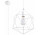 Lampa závěsná Sollux Ligthing Gaspere, 25cm, E27 1x60W, bílý