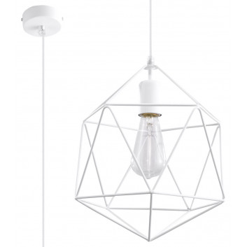 Lampa závěsná Sollux Ligthing Gaspere, 25cm, E27 1x60W, měď