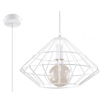Lampa závěsná Sollux Ligthing Umberto, 33cm, E27 1x60W, měď