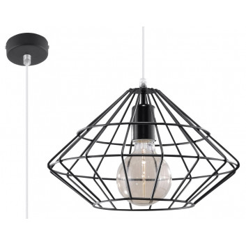 Lampa závěsná Sollux Ligthing Umberto, 33cm, E27 1x60W, bílý