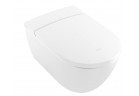 Toaleta myjąca Villeroy & Boch ViClean I100, oválný, 38,5x59,5cm, bez splachovacího okruhu, CeramicPlus, Weiss Alpin