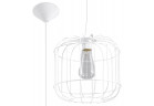 Lampa závěsná Sollux Ligthing Celta, 25cm, E27 1x60W, bílý