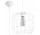 Lampa závěsná Sollux Ligthing Celta, 25cm, E27 1x60W, bílý