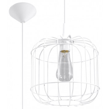 Lampa závěsná Sollux Ligthing Umberto, 33cm, E27 1x60W, měď