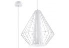 Lampa závěsná Sollux Ligthing Demi, 28cm, E27 1x60W, bílý