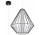 Lampa závěsná Sollux Ligthing Demi, 28cm, E27 1x60W, černá