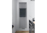Radiátor Zehnder Kleo Bar 150x33 cm (z chromovaným držákem na ručníky) - bílý