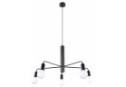 Żyrandol Sollux Ligthing Duomo 5, 64cm, E27 5x60W, černá