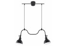 Żyrandol Sollux Ligthing Mare 2, 65cm, E27 2x60W, černá
