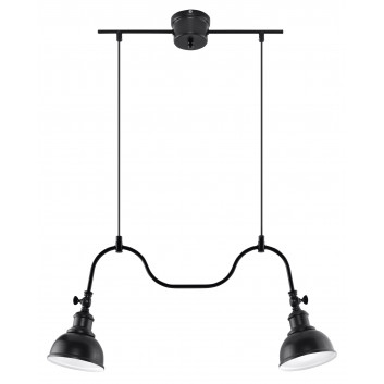 Lampa závěsná Sollux Ligthing Mare 1, 25cm, E27 1x60W, černá