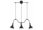 Żyrandol Sollux Ligthing Mare 3, 65cm, E27 3x60W, černá