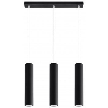 Lampa závěsná Sollux Ligthing Lagos 3, 45cm, GU10 3x40W, bílý