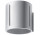 Nástěnné svítidlo Sollux Ligthing Inez, 10cm, kruhový, GU10 1x40W, šedá
