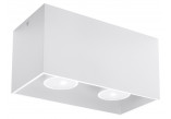 Nástěnné svítidlo Sollux Ligthing Frost, 42cm, G9 2x40W, bílý