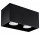 Plafon Sollux Ligthing Quad Maxi, 20cm, GU10 2x6W LED, černá