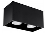 Plafon Sollux Ligthing Quad Maxi, 20cm, GU10 2x6W LED, bílý