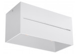 Plafon Sollux Ligthing Quad Maxi, 20cm, GU10 2x6W LED, bílý