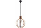 Lampa závěsná Sollux Ligthing Arancia, 30cm, E27 1x60W, dřevo naturalne