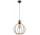 Lampa závěsná Sollux Ligthing Arancia, 30cm, E27 1x60W, dřevo naturalne