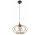 Lampa závěsná Sollux Ligthing Mandarino, 35cm, E27 1x60W, dřevo naturalne