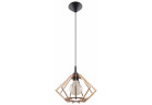 Lampa závěsná Sollux Ligthing Pompelmo, 30cm, E27 1x60W, dřevo naturalne
