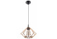 Lampa závěsná Sollux Ligthing Mandarino, 35cm, E27 1x60W, dřevo naturalne