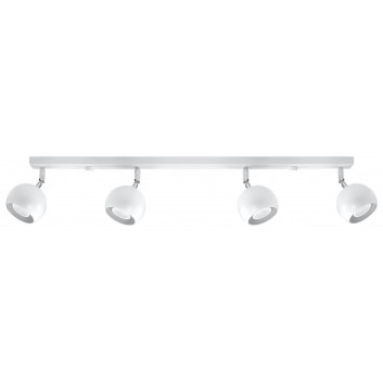 Plafon Sollux Ligthing Oculare 4, 25x25cm, 4xGU10 LED 6W, bílý