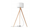 Lampa stojící Sollux Ligthing Legno 2, 70x140cm, 1xE27 60W, naturalne dřevo, bílý