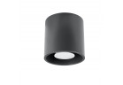 Plafon Sollux Ligthing Orbis 1, 10cm, kruhový, 1xGU10 40W, antracit