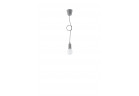 Lampa závěsná Sollux Ligthing Diego 1, 9cm, 1xE27 60W, šedá