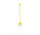 Lampa závěsná Sollux Ligthing Diego 3, 16cm, 3xE27 60W, žlutá