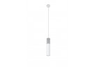 Lampa závěsná Sollux Ligthing Borgio 1, 8cm, GU10 1x40W, bílý/beton