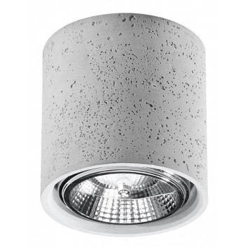 Nástěnné svítidlo Sollux Ligthing Sigma, 42cm, beton, E27 2x60W, šedá