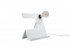 Lampa biurkowa Sollux Ligthing Incline, 25cm, E27 1x60W, bílý