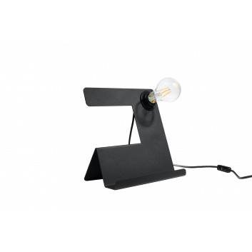 Lampa biurkowa Sollux Ligthing Incline, 25cm, E27 1x60W, bílý