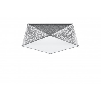 Plafon Sollux Ligthing Hexa 35, 40cm, E27 1x60W, černá