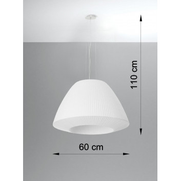 Plafon Sollux Ligthing Ring 6L, 8x120cm, 6xGU10 LED 6W, chrom