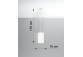 Plafon Sollux Ligthing Luna 4, 140x140cm, G13 6x18 W, bílý/chrom