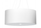 Żyrandol Sollux Ligthing Otto 60, kruhový, 60x60cm, E27 5x60W, bílý