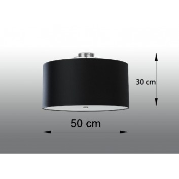 Plafon Sollux Ligthing Otto 50, kruhový, 50x50cm, E27 5x60W, bílý