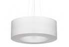 Żyrandol Sollux Ligthing Saturno 50, kruhový, 50x50cm, E27 5x60W, bílý