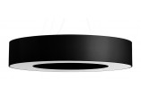 Żyrandol Sollux Ligthing Saturno 90, kruhový, 90x90cm, E27 6x60W, černá/bílý
