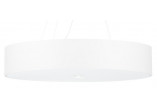 Żyrandol Sollux Ligthing Skala 60, kruhový, 60x60cm, E27 5x60W, bílý