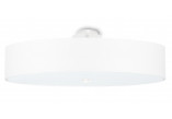 Plafon Sollux Ligthing Skala 50, kruhový, 50x50cm, E27 5x60W, bílý