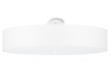Plafon Sollux Ligthing Skala 60, kruhový, 60x60cm, E27 5x60W, bílý