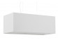 Plafon Sollux Ligthing Lokko 2, čtvercová, 55x55cm, E27 5x60W, bílý