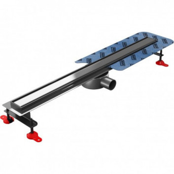 Lineární odtok, pełny souprava, Wiper New Premium, 1200mm, vzor Ponente, povrchová úprava poler