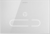 Tlačítko uruchamiający Duravit DuraSystem A2, sklo bílé